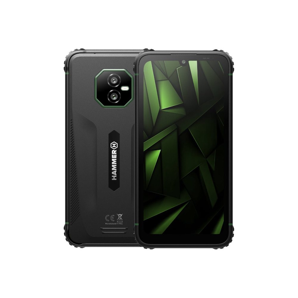 HAMMER HAMMER RANGER - svart, grön - 4G pekskärmsmobil - 256 GB - GSM