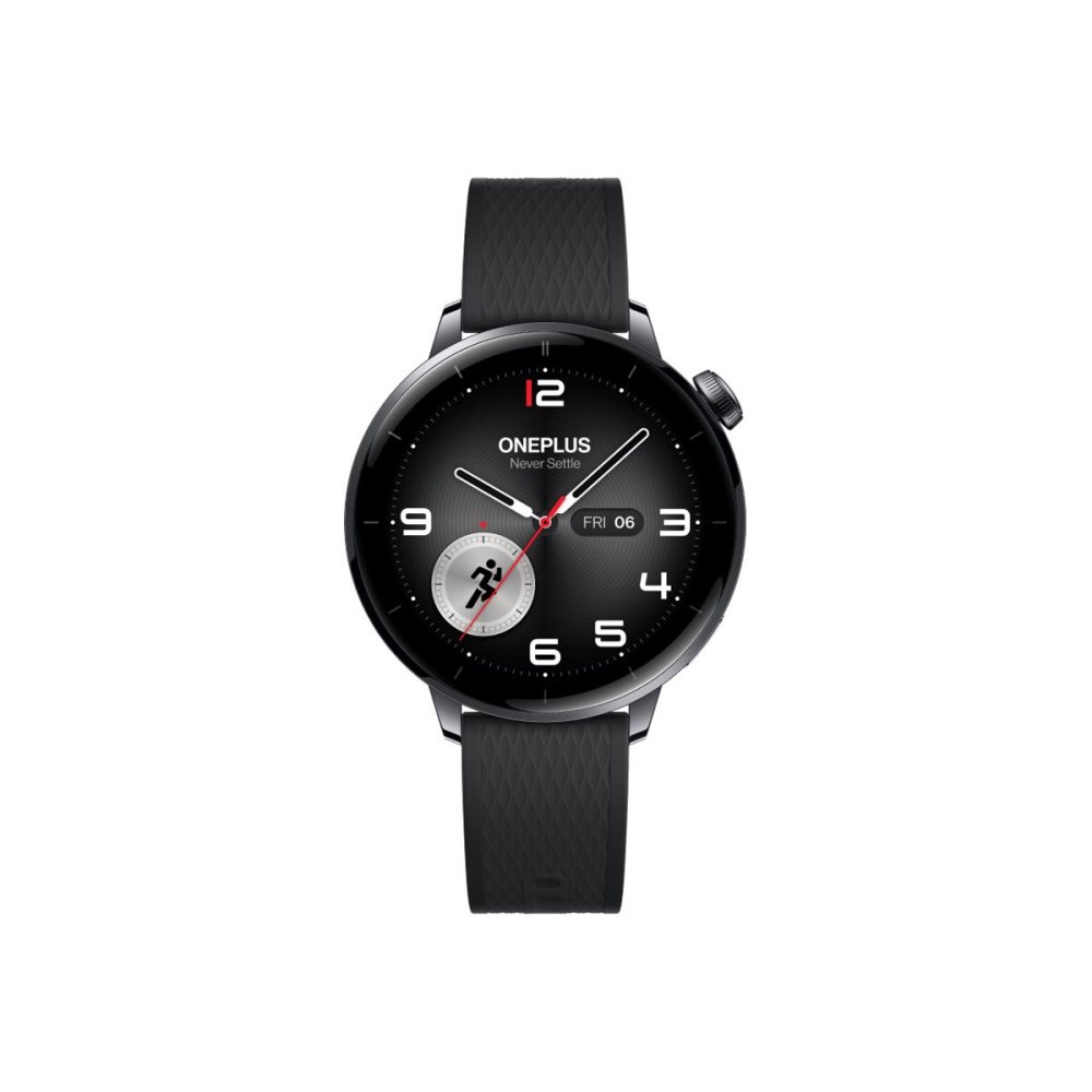 OnePlus OnePlus Watch 3 - rostfritt stål - smart klocka med rem - 32 GB - svart stål