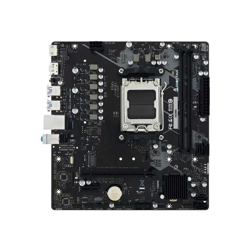 Biostar Biostar A620MS - moderkort - micro ATX - Socket AM5 - AMD A620