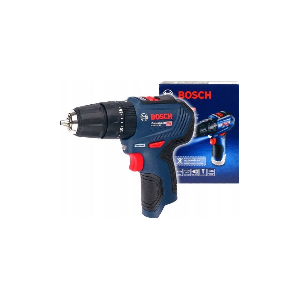 Bosch Powertools BOSCH 30/17Nm ENHÅLLIG borrmaskin 12V UTAN BATTERI OCH LADNI...
