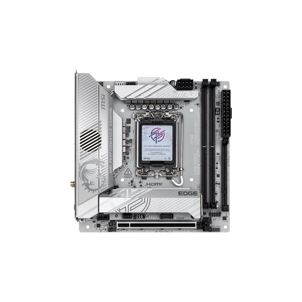 MSI MSI MPG Z890I EDGE TI WIFI - moderkort - mini ITX - LGA1851-uttag - Z890