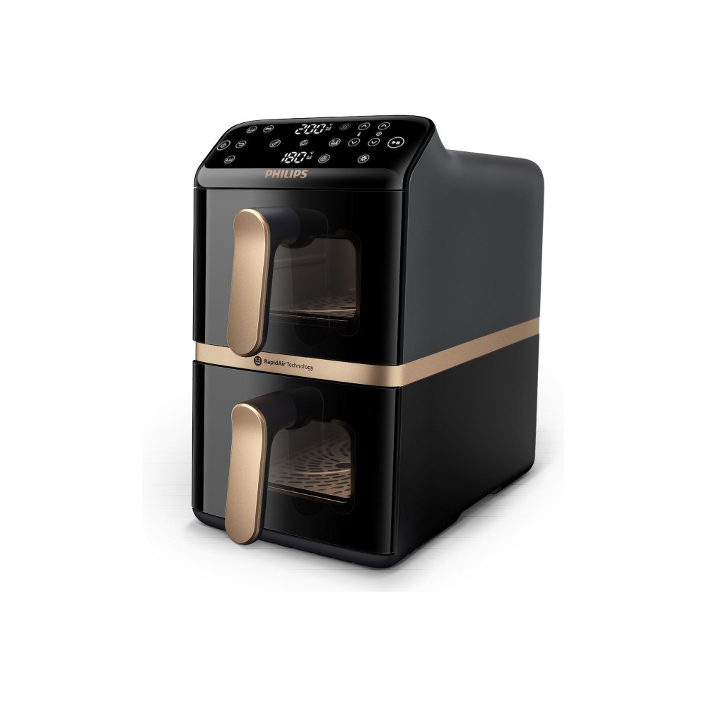 Philips Philips 4000 Series NA462 - dubbel luftfritös - svart/mörkgrå