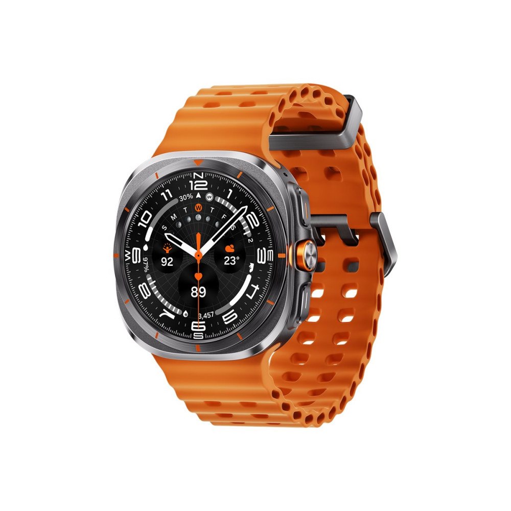 SAMSUNG Samsung Galaxy Watch Ultra - titan - smart klocka med marinband - orange - 32 GB - titangrå