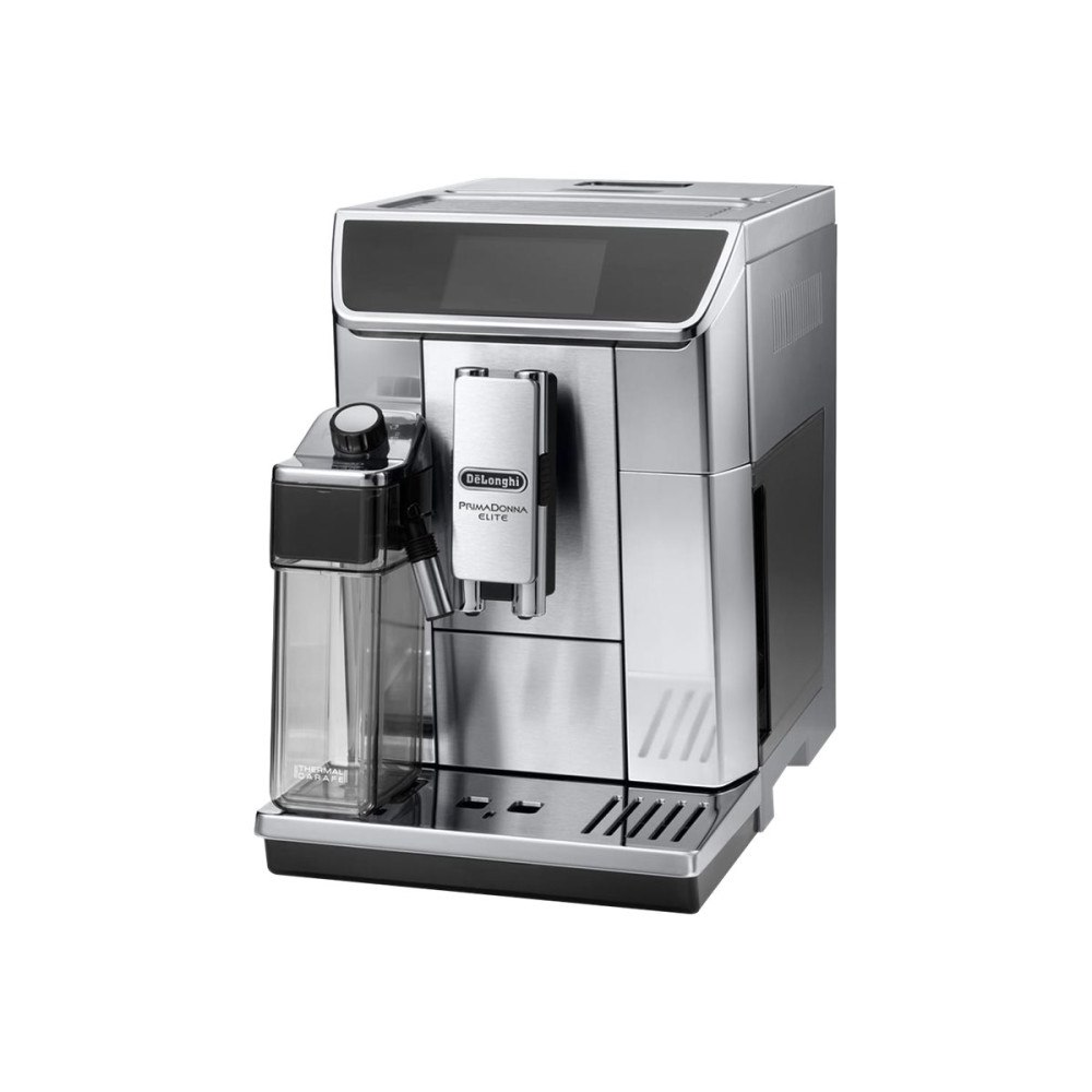 Delonghi De'Longhi PrimaDonna Elite ECAM 656.75.MS - automatisk kaffekokare med mjölkskummare - 19 bar - metall/svart