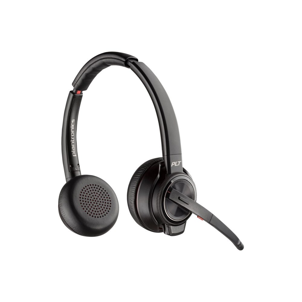 Plantronics HP Poly Savi 8220 - headset - USB-A via Bluetooth-adapter