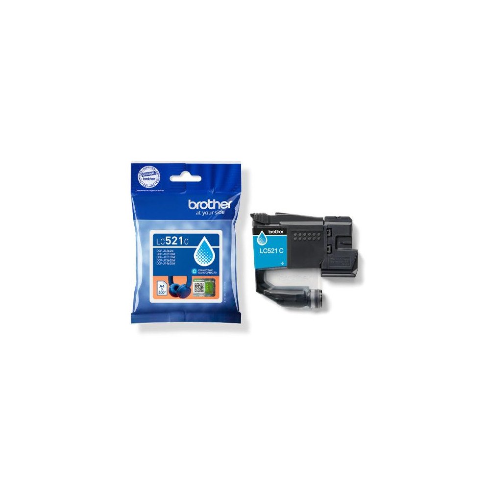 Brother Bläckpatron BROTHER LC521C cyan