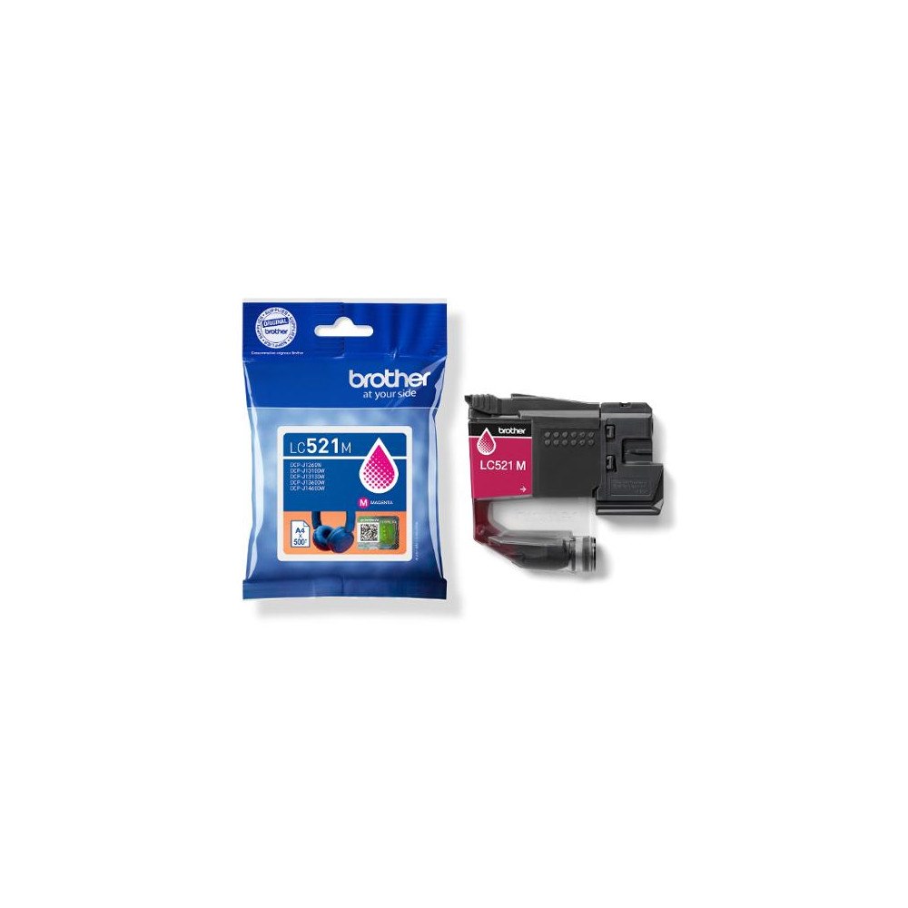 Brother Bläckpatron BROTHER LC521M magenta