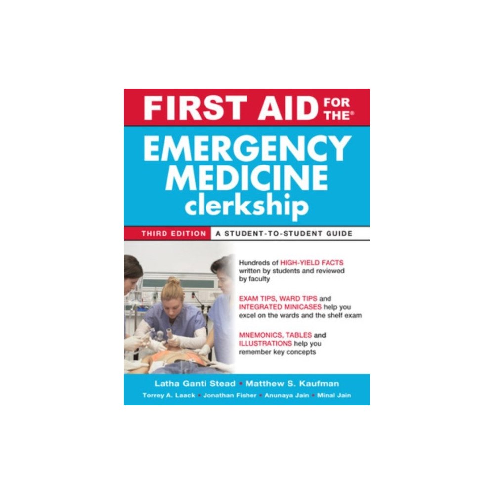 McGraw-Hill Education - Europe First Aid for the Emergency Medicine Clerkship, Third Edition (häftad, eng)