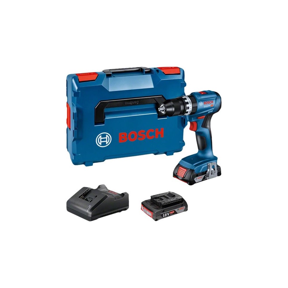 Bosch Group Bosch GSB 18V-45 Professional - slagborr/skruvdragare - sladdlös - 2 hastigheter - 2 batterier
