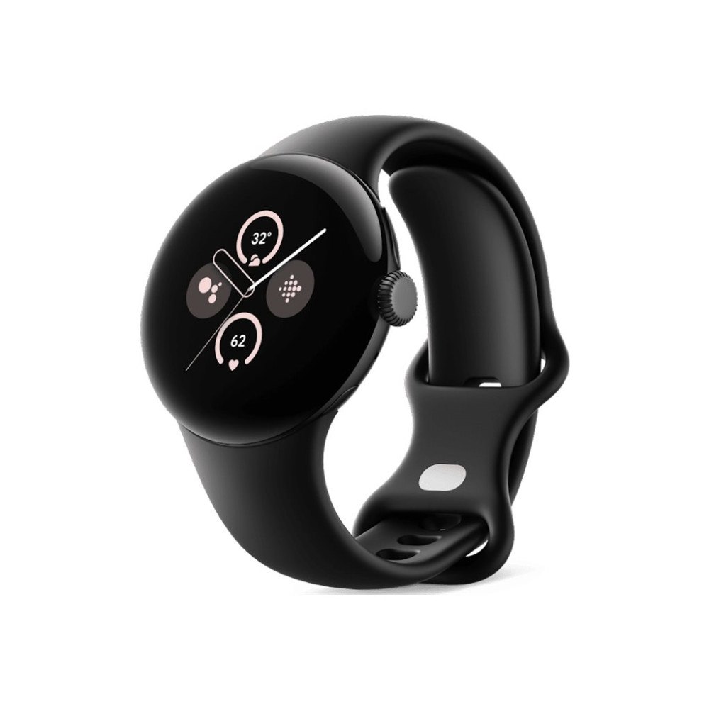 Google Google Pixel Watch 2 - mattsvart aluminium - smart klocka med aktivt band - obsidian - 32 GB