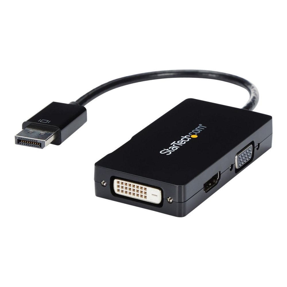 StarTech.com StarTech.com A/V-reseadapter: 3-i-1 DisplayPort till VGA-, DVI- eller HDMI-konverterare - videokort - DisplayPort / HDMI...