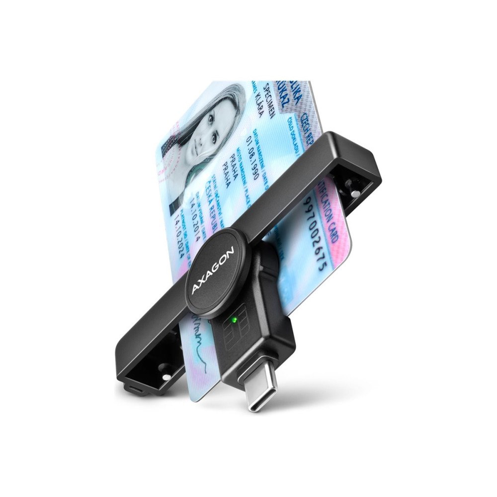 AXAGON AXAGON CRE-SMPC - SMART-kortläsare - USB-C