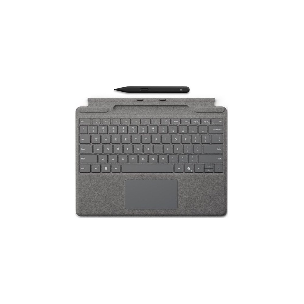 Microsoft Microsoft Surface Pro Keyboard - tangentbord - med pekdyna, accelerometer, Förvarings- och laddningsfack för Surface Sli...