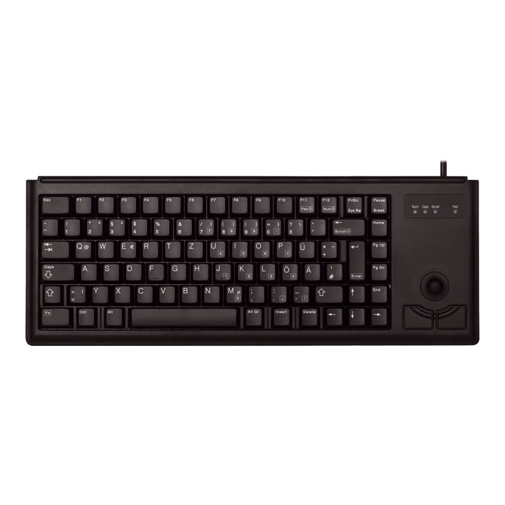 CHERRY CHERRY Compact-Keyboard G84-4400 - tangentbord - hela norden - svart Inmatningsenhet