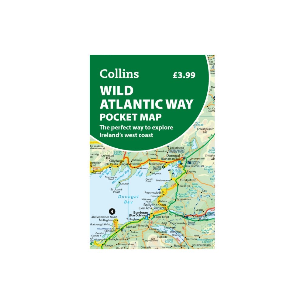 HarperCollins Publishers Wild Atlantic Way Pocket Map
