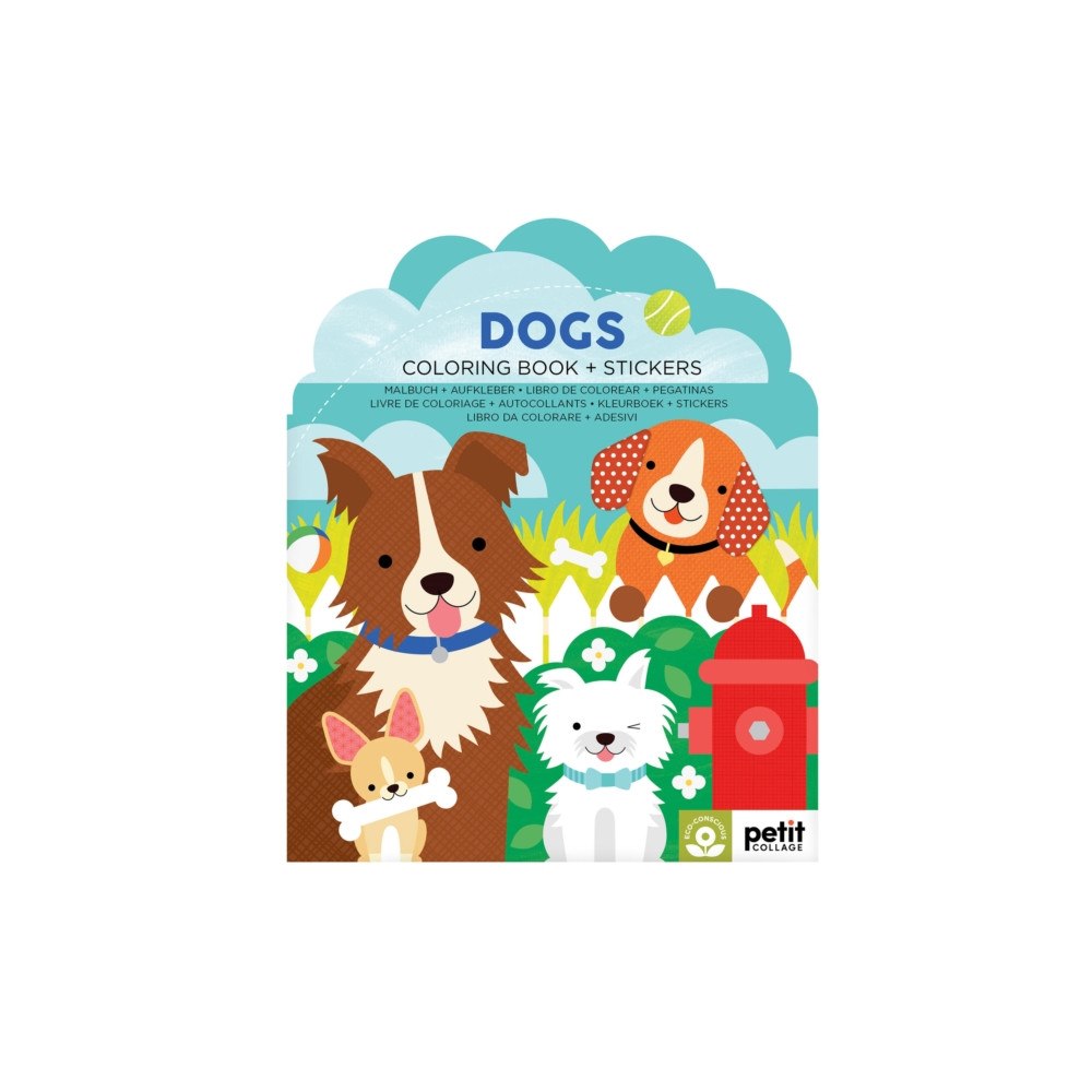 Chronicle Books Dogs Coloring Book + Stickers (häftad, eng)