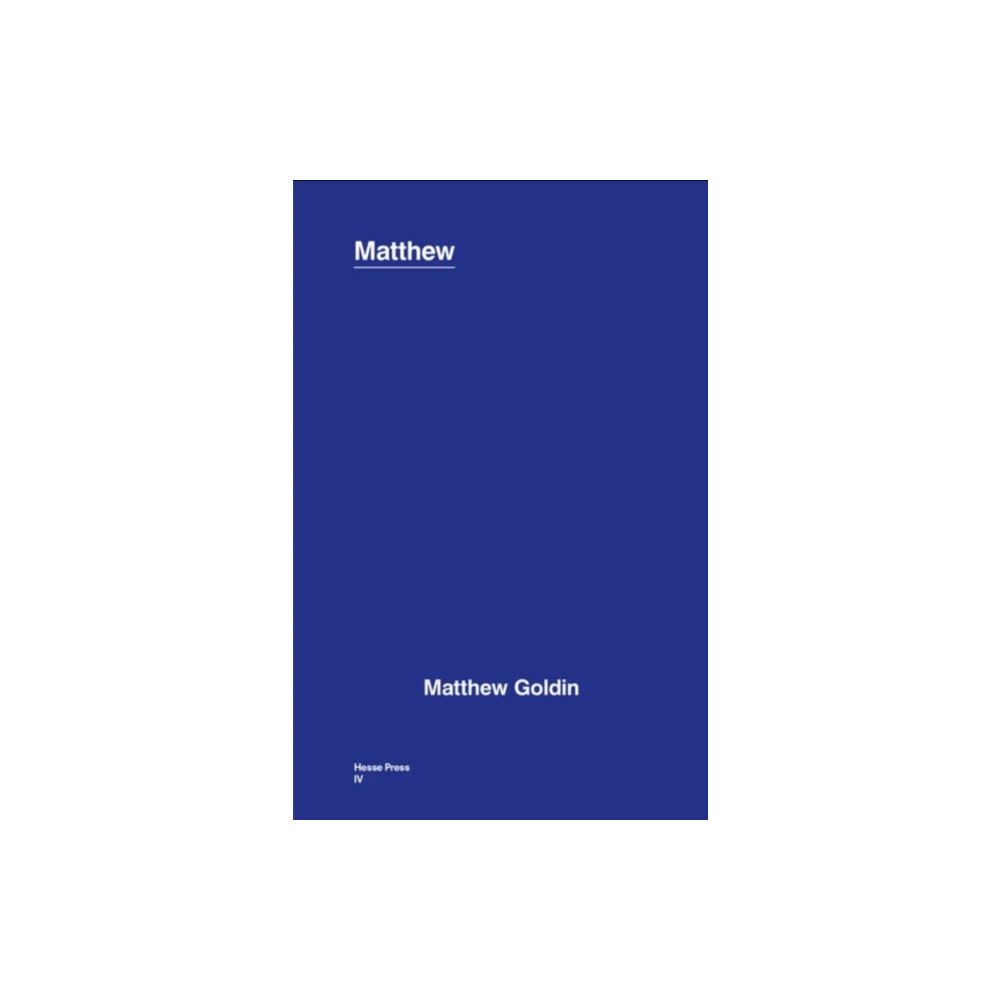 Hesse Press Matthew (häftad, eng)