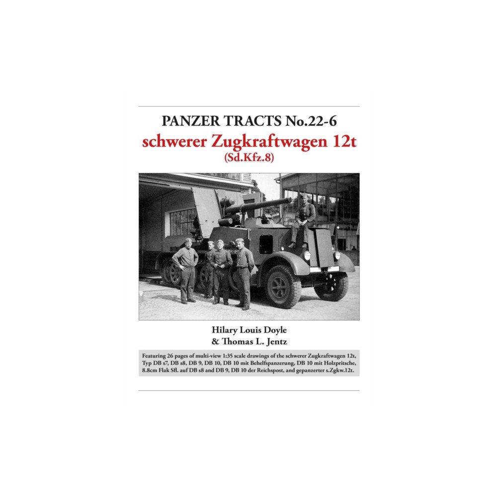 Panzerwrecks Limited Panzer Tracts No.22-6: schwerer Zugkraftwagen 12t (Sd.Kfz.8) (häftad, eng)