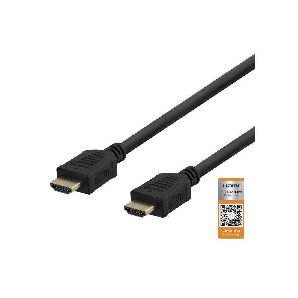 Deltaco DELTACO HDMI-kabel med Ethernet - 50 cm