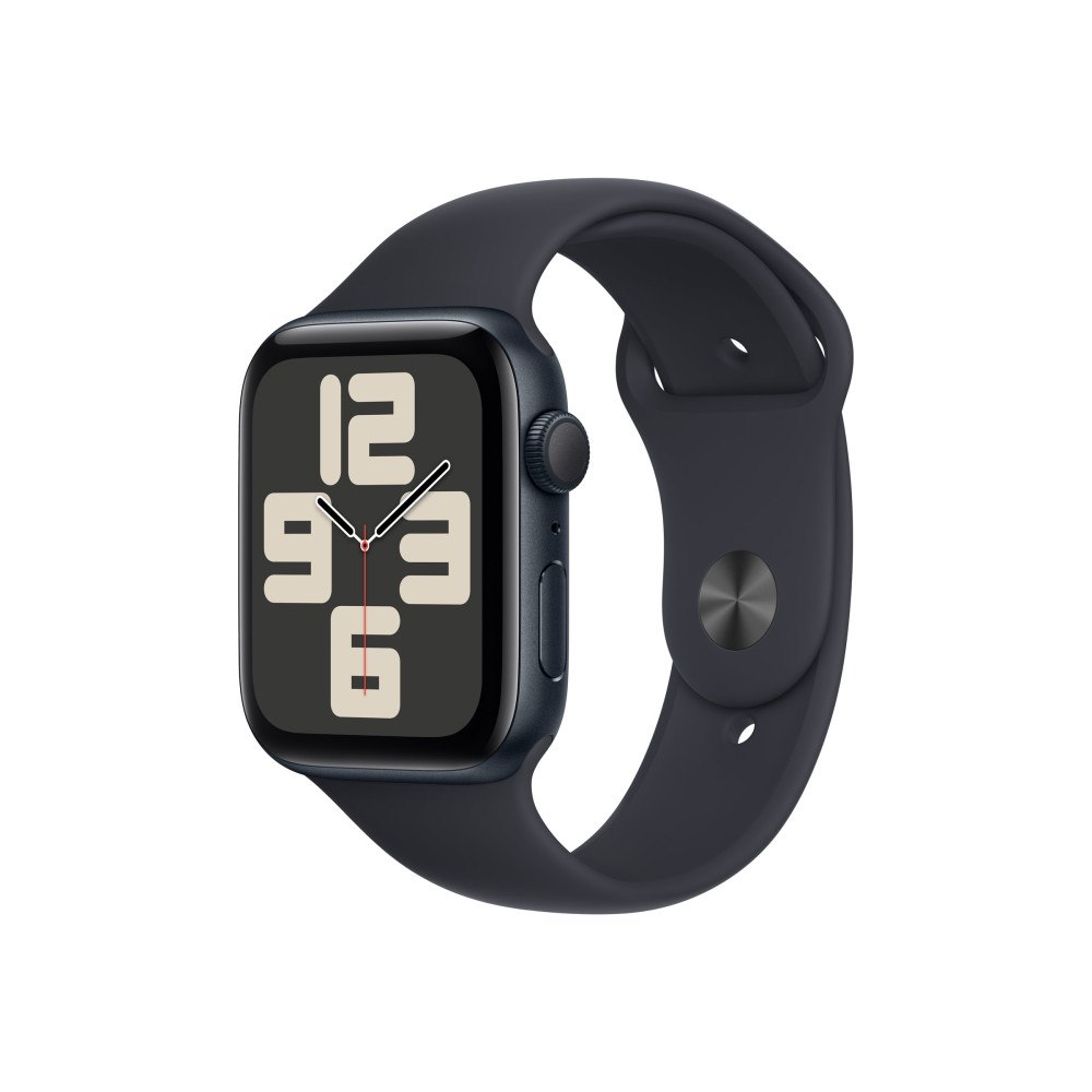 Apple Apple Watch SE (GPS) 2a generation - midnattsaluminium - smart klocka med sportband - midnatt - 32 GB