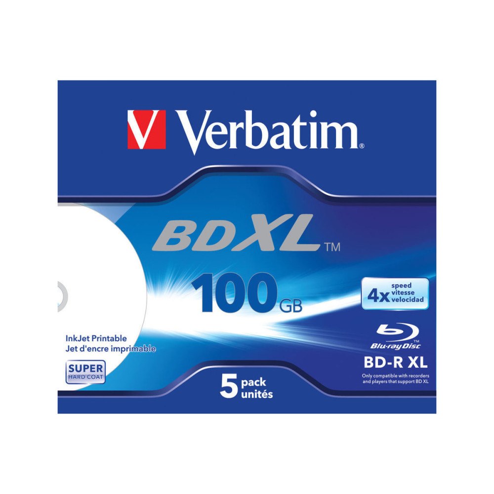 VERBATIM Verbatim - BD-R XL x 5 - 100 GB - lagringsmedier