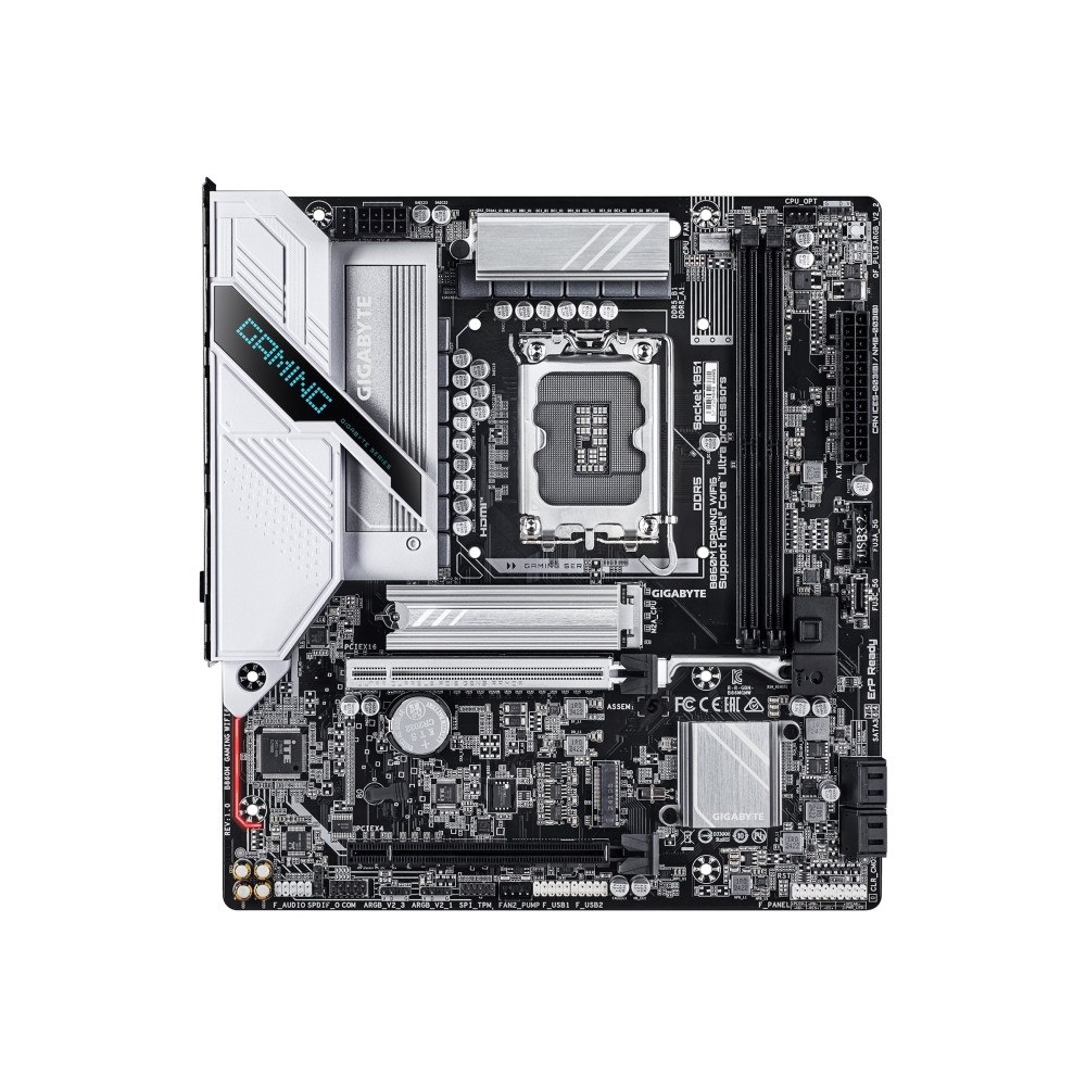 Gigabyte Technology Gigabyte B860M GAMING WIFI6 - moderkort - micro ATX - LGA1851-uttag - B860