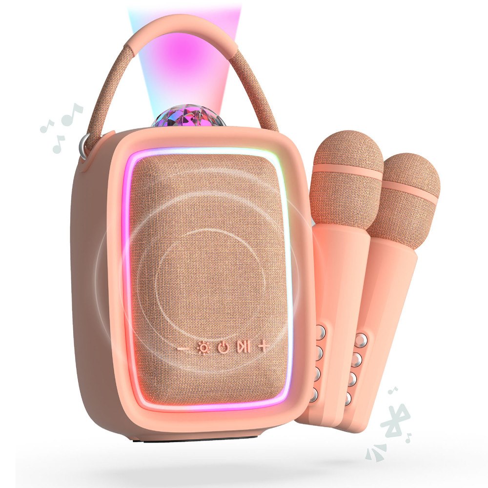 Mobility On Board MOB Speaker Karaoke Kit Sing Party Pink