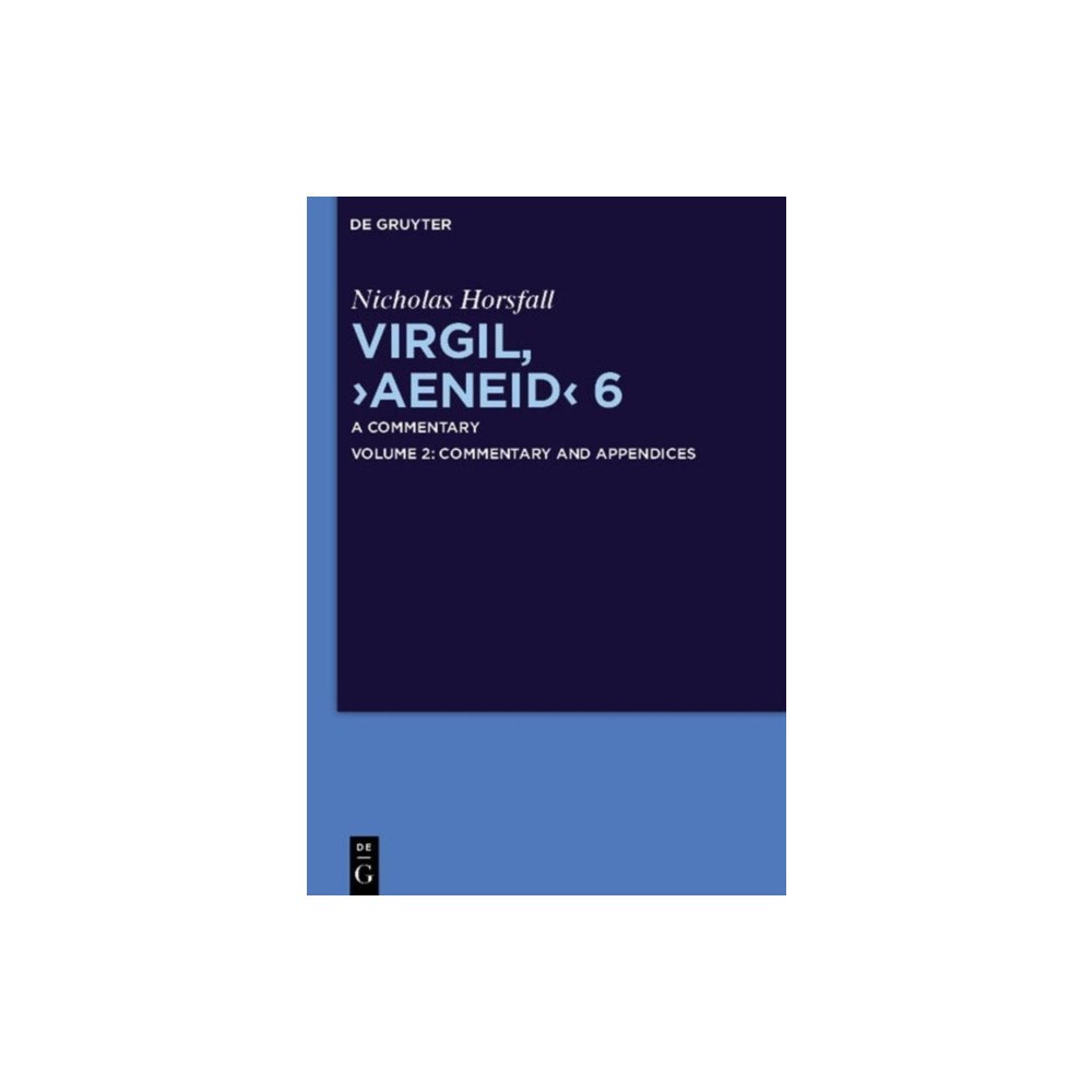 De Gruyter Virgil, "Aeneid" 6 (häftad, eng)