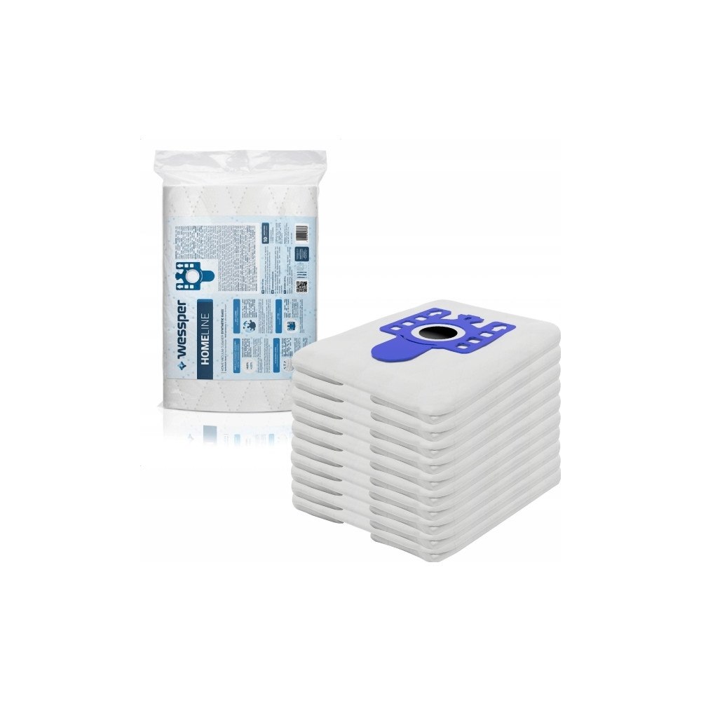 wessper Wessper dammsugarpåse 10x för Miele 3D Complete C3, C2, Clas...