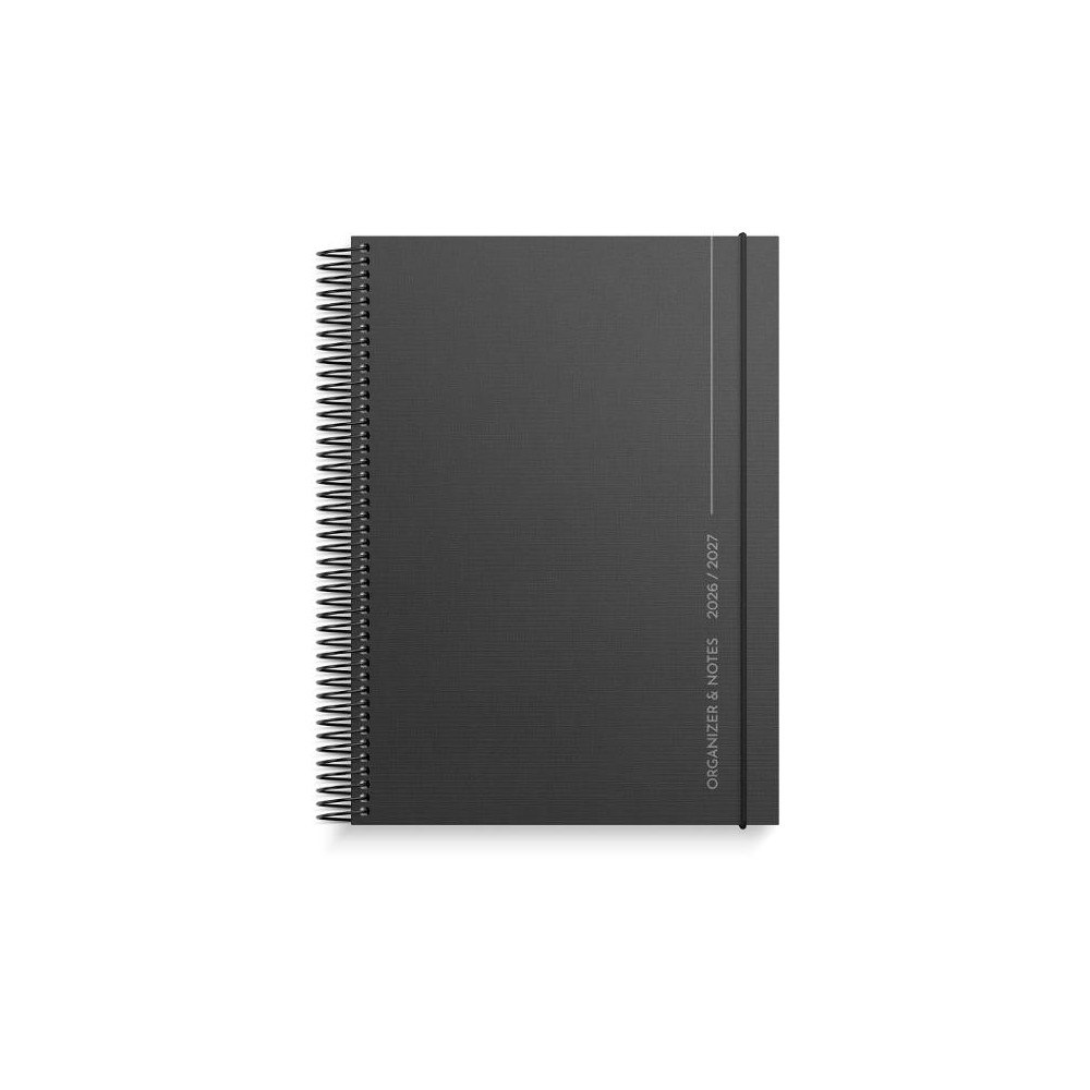 Burde Kalender Organizer & Notes svart 26/27