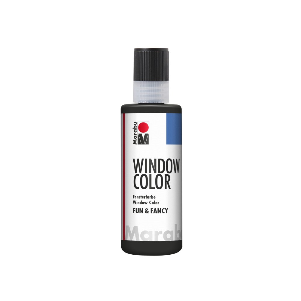 Marabu Marabu Window Color, Svart, Glasfärg, Vätska, 80 ml, 1 styck