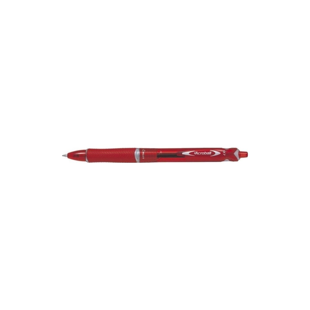 Pilot Pen Kuglepen, Pilot Acroball, genopfyldelig, 0,7 mm, fine, rød,...