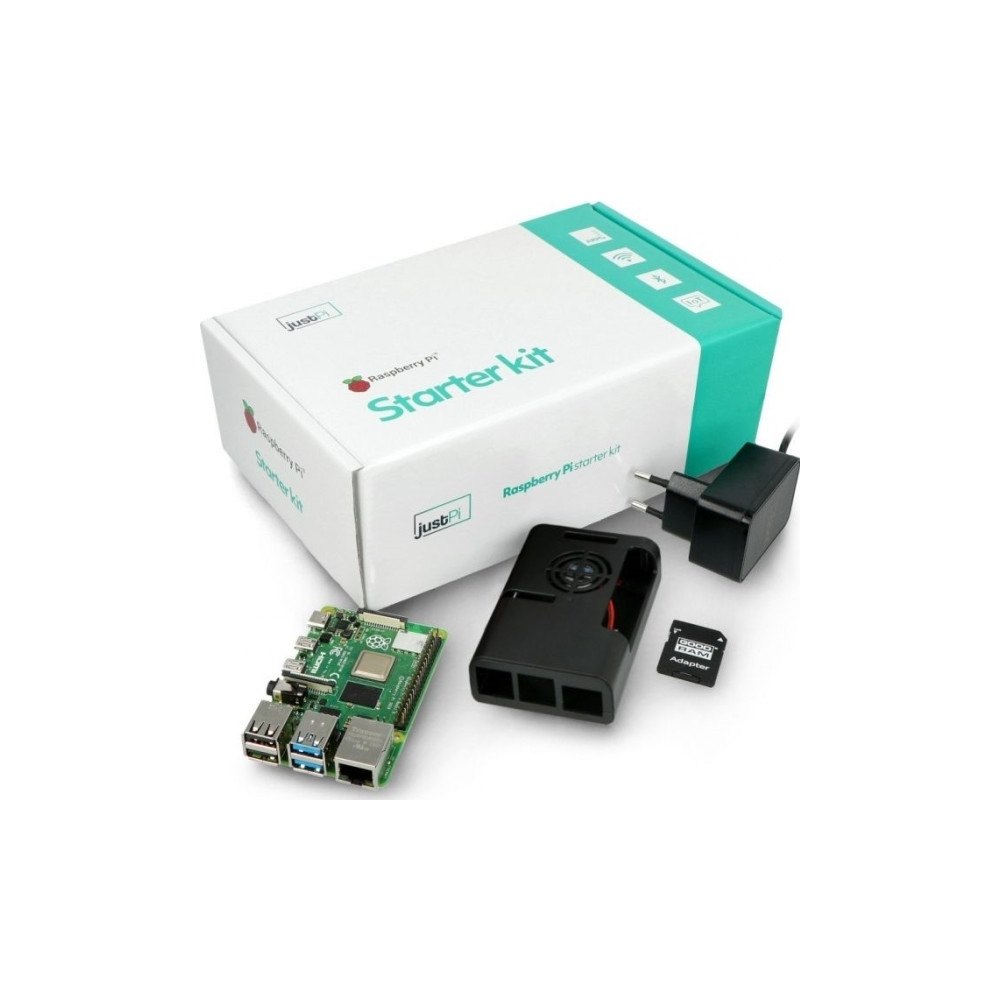 Justpi JustPi Raspberry Pi 4 Model B 8GB RAM + Accessories (RPI-168...