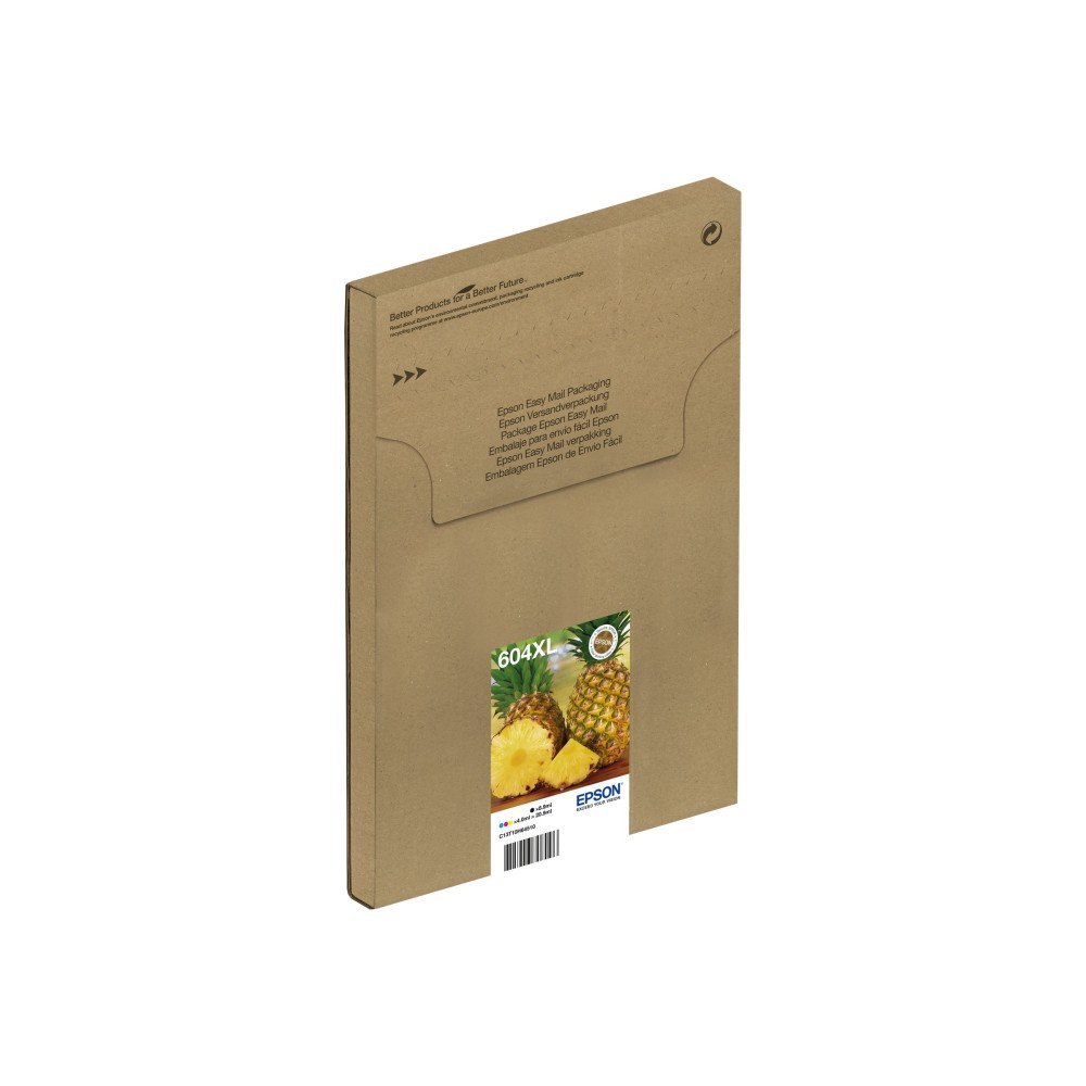 EPSON Epson 604XL Multipack Easy Mail Packaging - 4-pack - XL - svart, cyan, magenta, gul - original - bläckpatron
