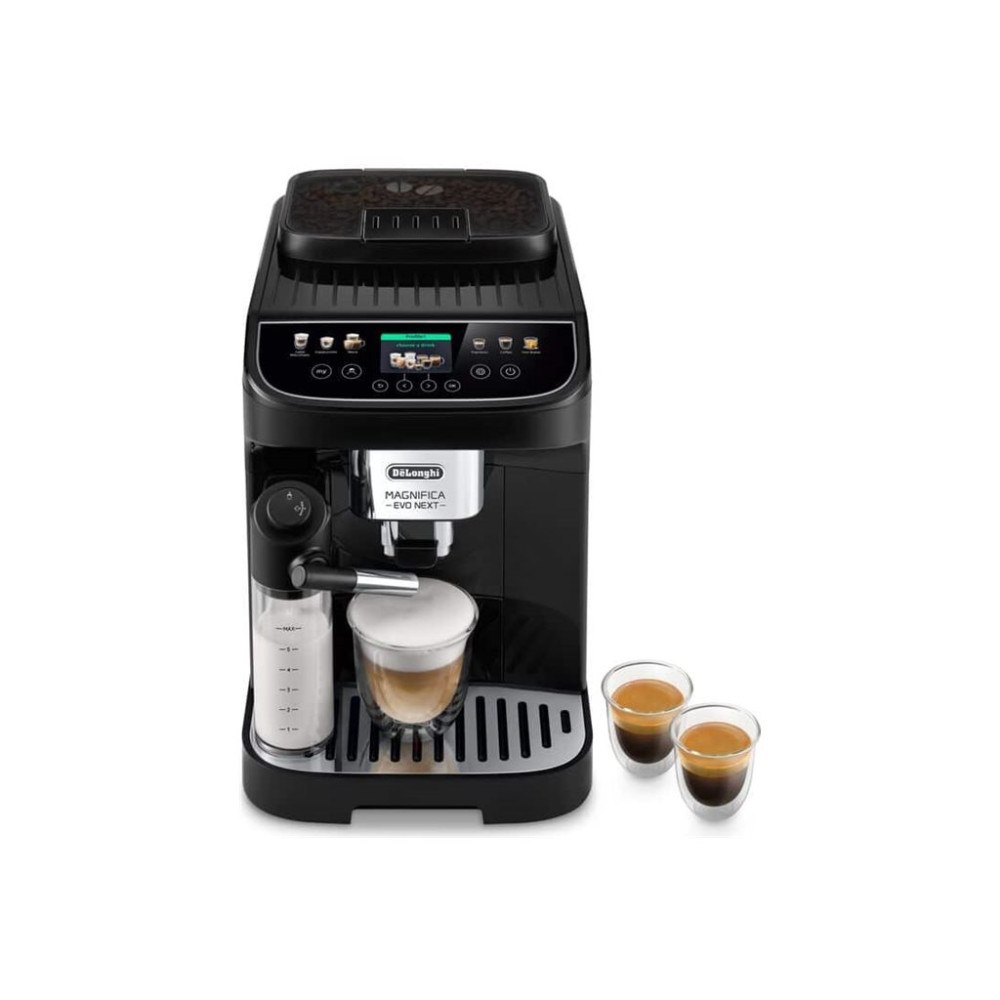 Delonghi De'Longhi Magnifica Evo Next ECAM310.60.B - automatisk kaffekokare med mjölkskummare - 15 bar - svart