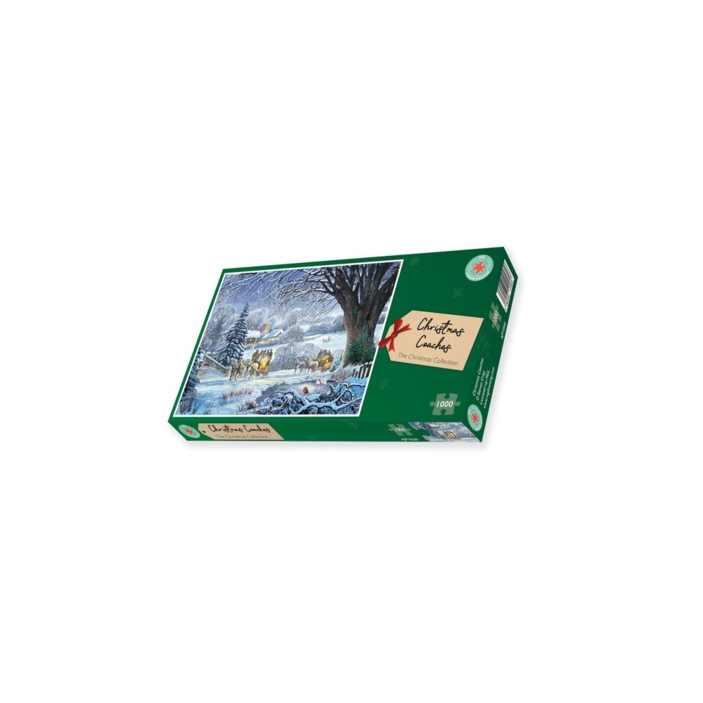 ALL JIGSAW PUZZLES Christmas Coaches 1000 Piece Puzzle (häftad, eng)