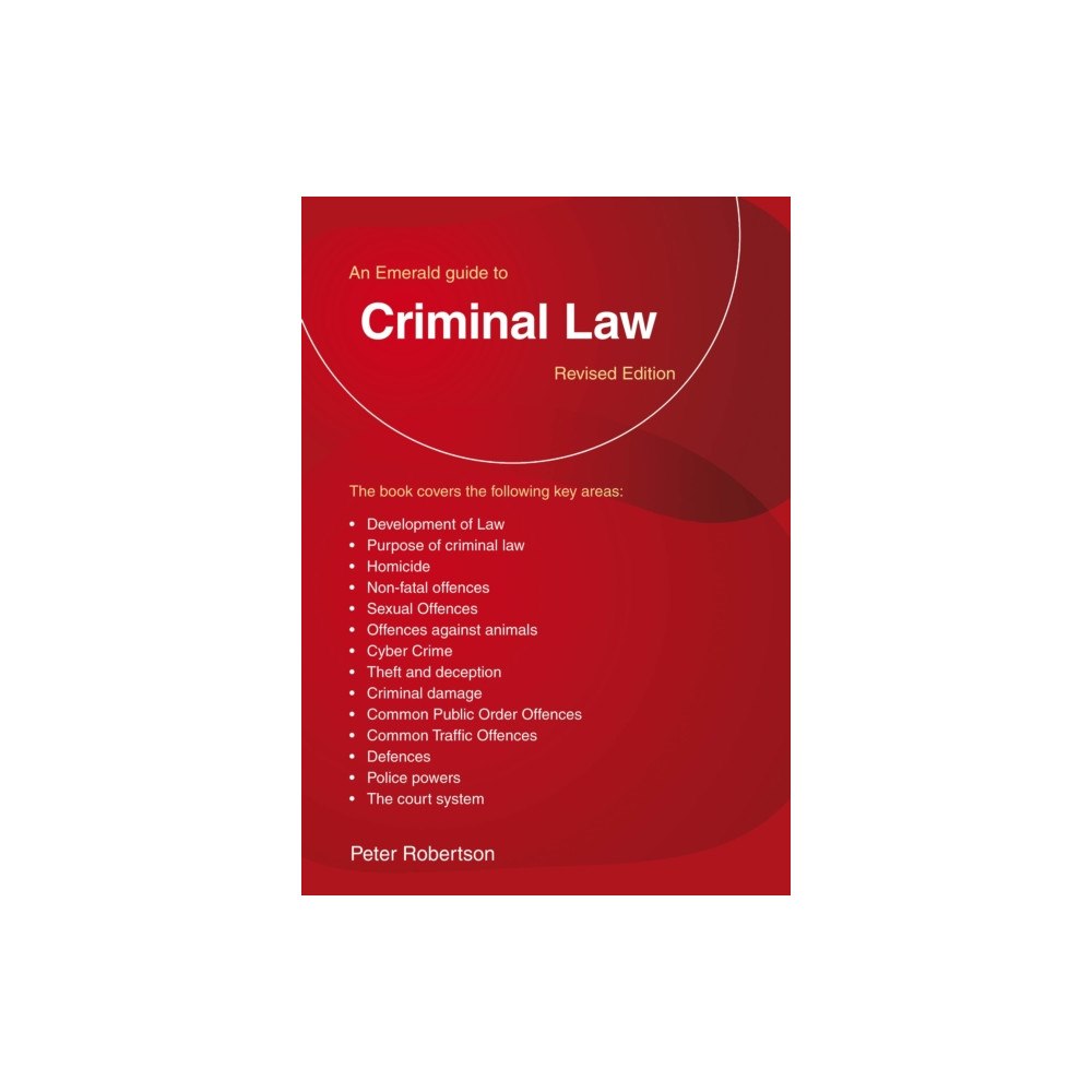 Straightforward Publishing An Emerald Guide to Criminal Law (häftad, eng)