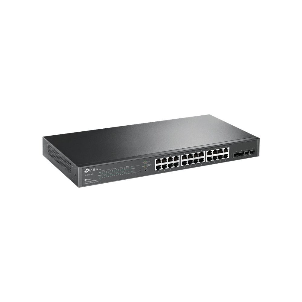 TP-LINK TP-Link JetStream TL-SG2428P - switch - 24 portar - smart - rackmonterbar