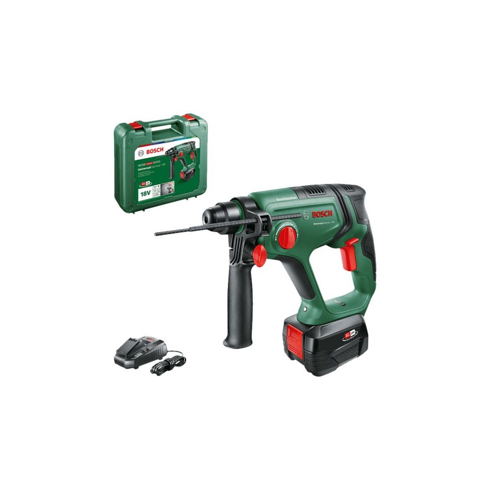 Bosch Group Bosch UniversalHammer 18V - roterande hammare - sladdlös laddare medföljer
