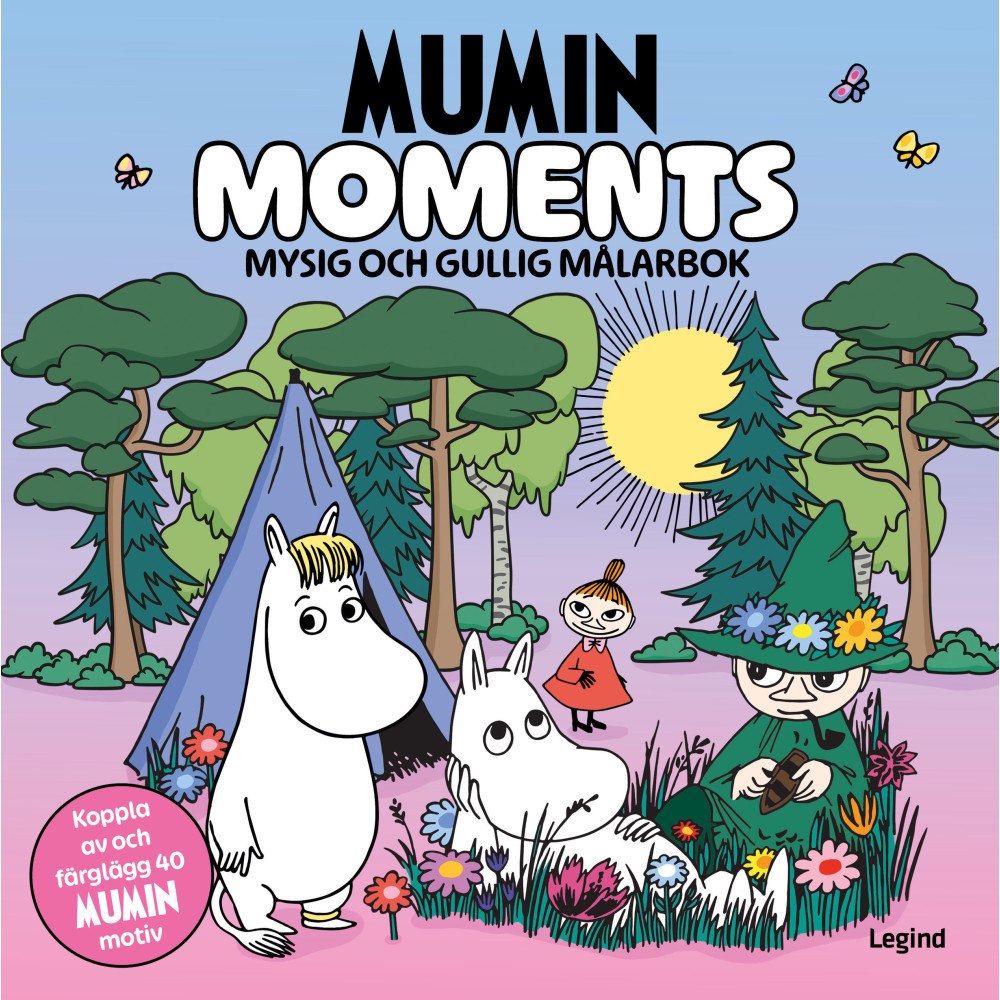 Legind A/S Mumin Moments : Mysig och gullig Cozy Coloring målarbok (häftad)