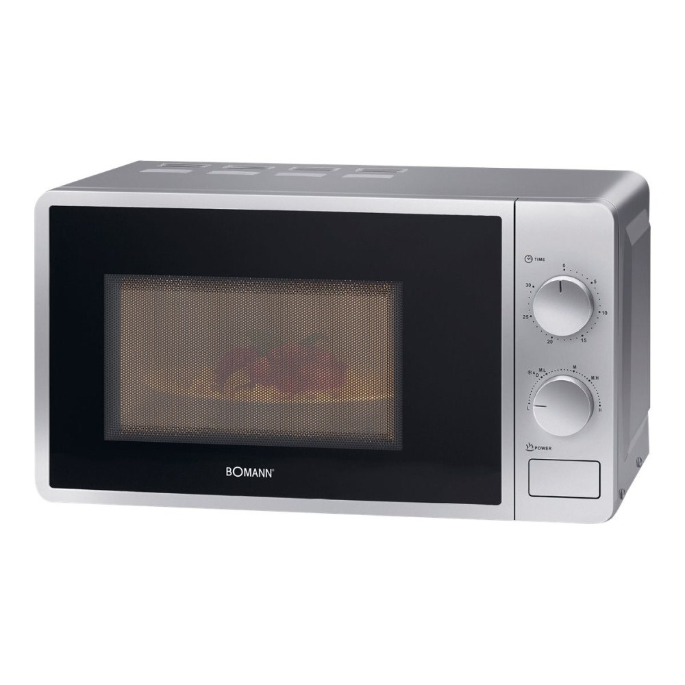 Bomann Bomann MW 6014 CB - mikrovågsugn - fristående - silver