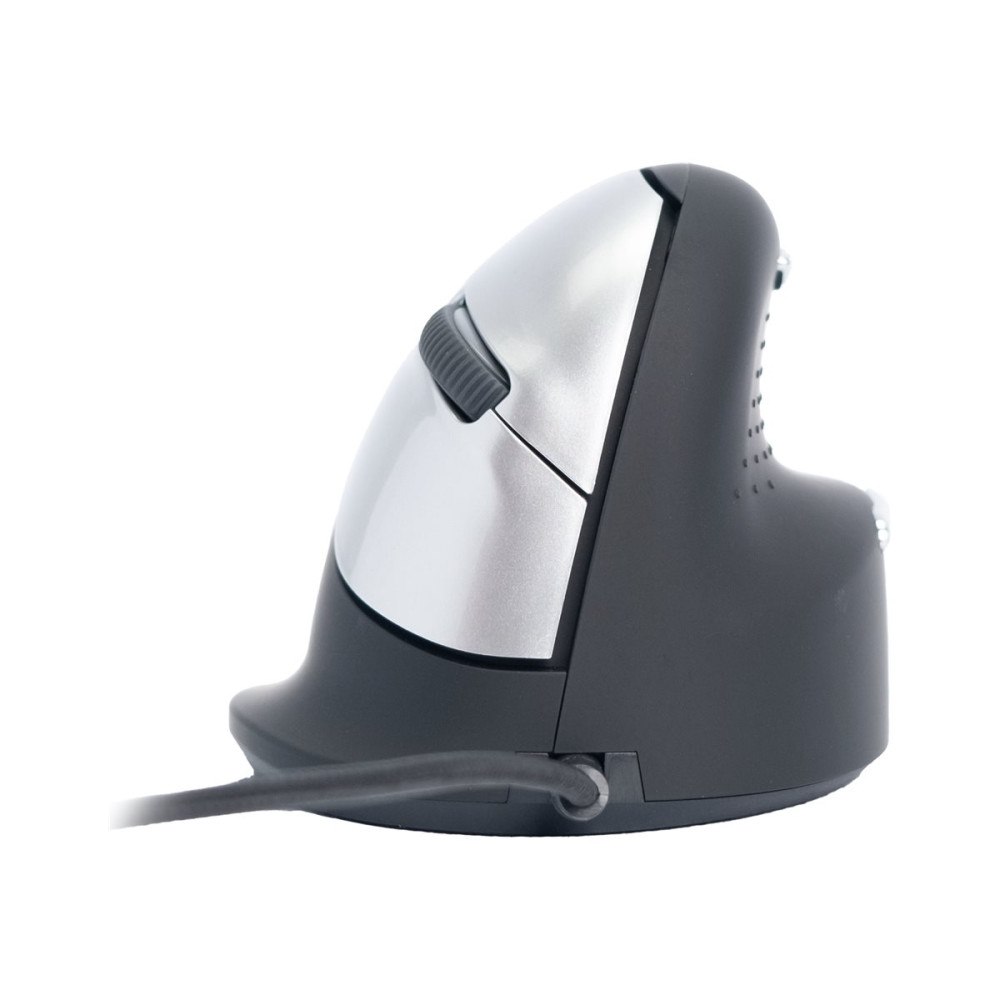 R-Go Tools R-Go Ergonomic mouse HE Break - mus - USB - svart/silver