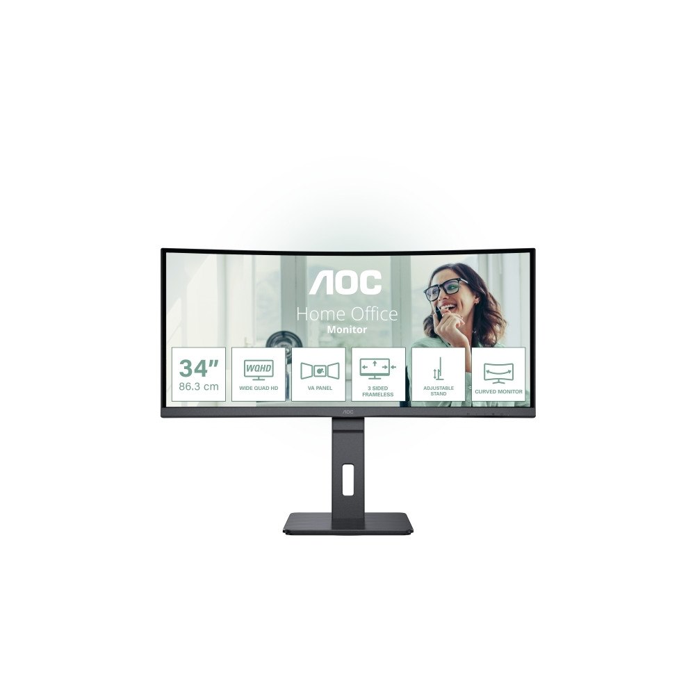AOC AOC Pro-line CU34P3CV - P3 Series - LED-skärm - böjd - 34"