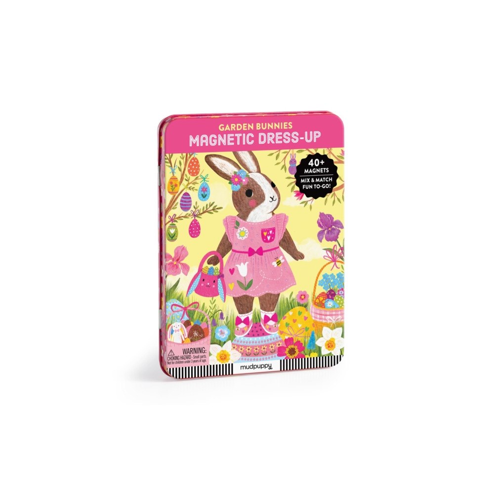 Galison Garden Bunnies Magnetic Dress-up