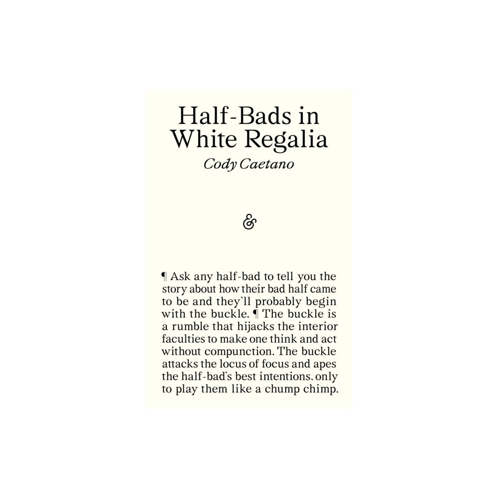 And Other Stories Half-Bads in White Regalia (häftad, eng)