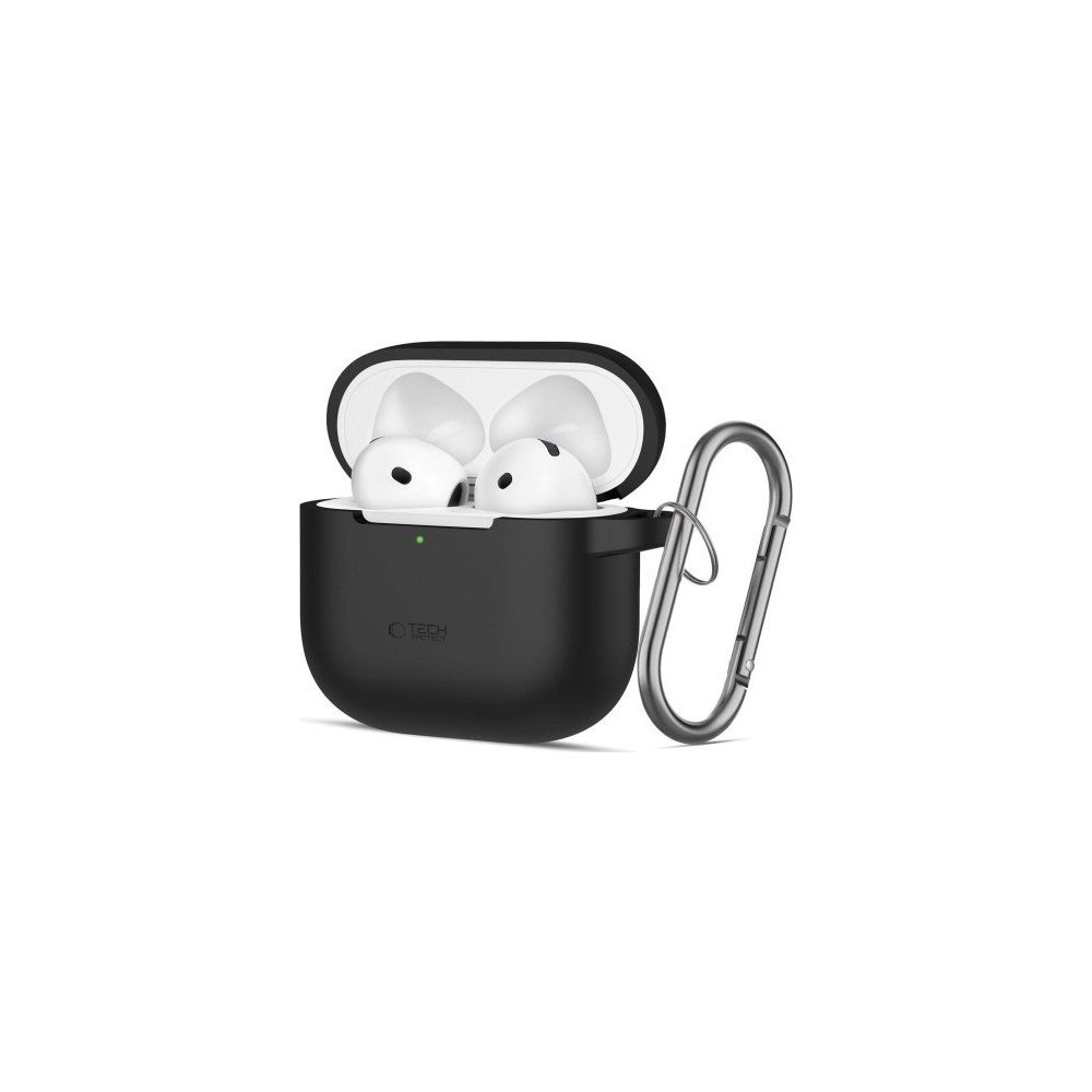 Tech-Protect Tech-Protect TECH-PROTECT SILICONE HOOK APPLE AIRPODS 4 BLAC...