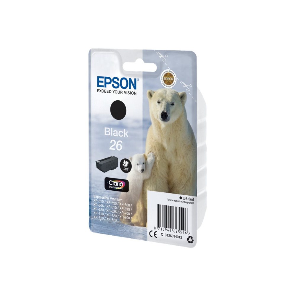 EPSON Epson 26 - svart - original - bläckpatron