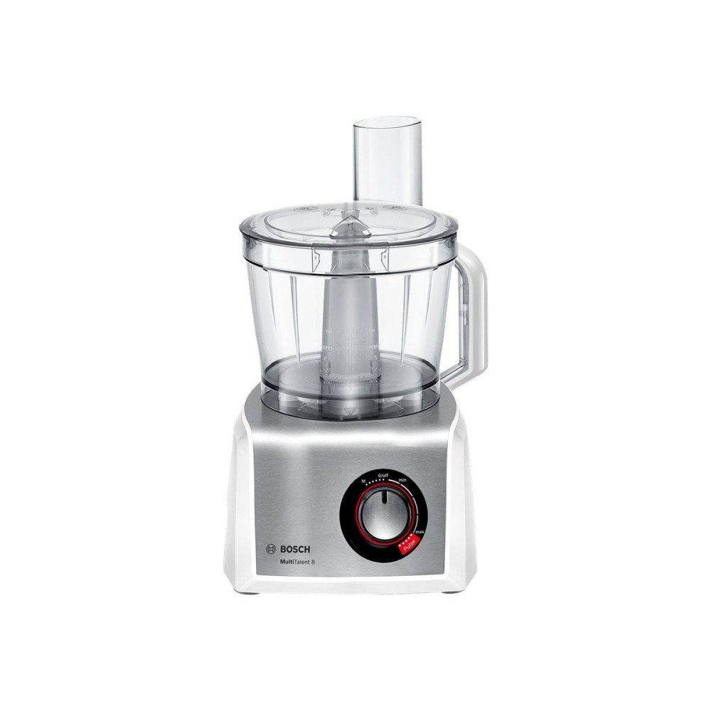 Bosch Group Bosch MultiTalent 8 MC812S814 - matberedare - 1250 W - borstat rostfritt stål/vit