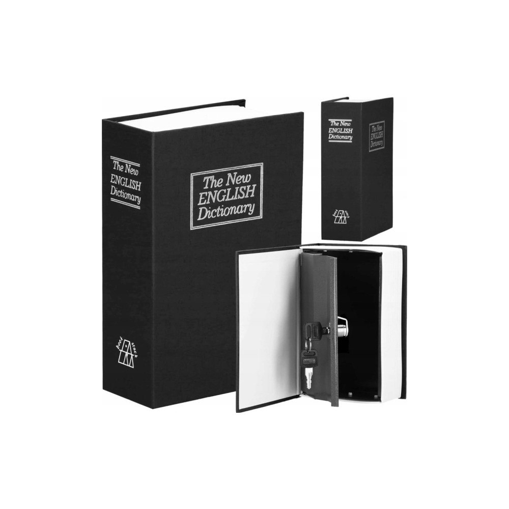 EXTRALINK Extralink Home Book Seifas, Money Box, Steel Vault for Keys,...