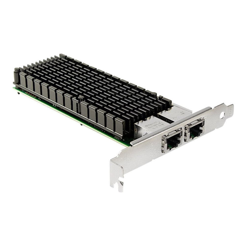 Inter-Tech Elektronik Handels Inter-Tech ST-7214 - nätverksadapter - PCIe 2.1 x8 - 10Gb Ethernet x 2